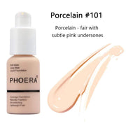 #1 Phoera soft matte liquid foundation porcelain sample shade with definition