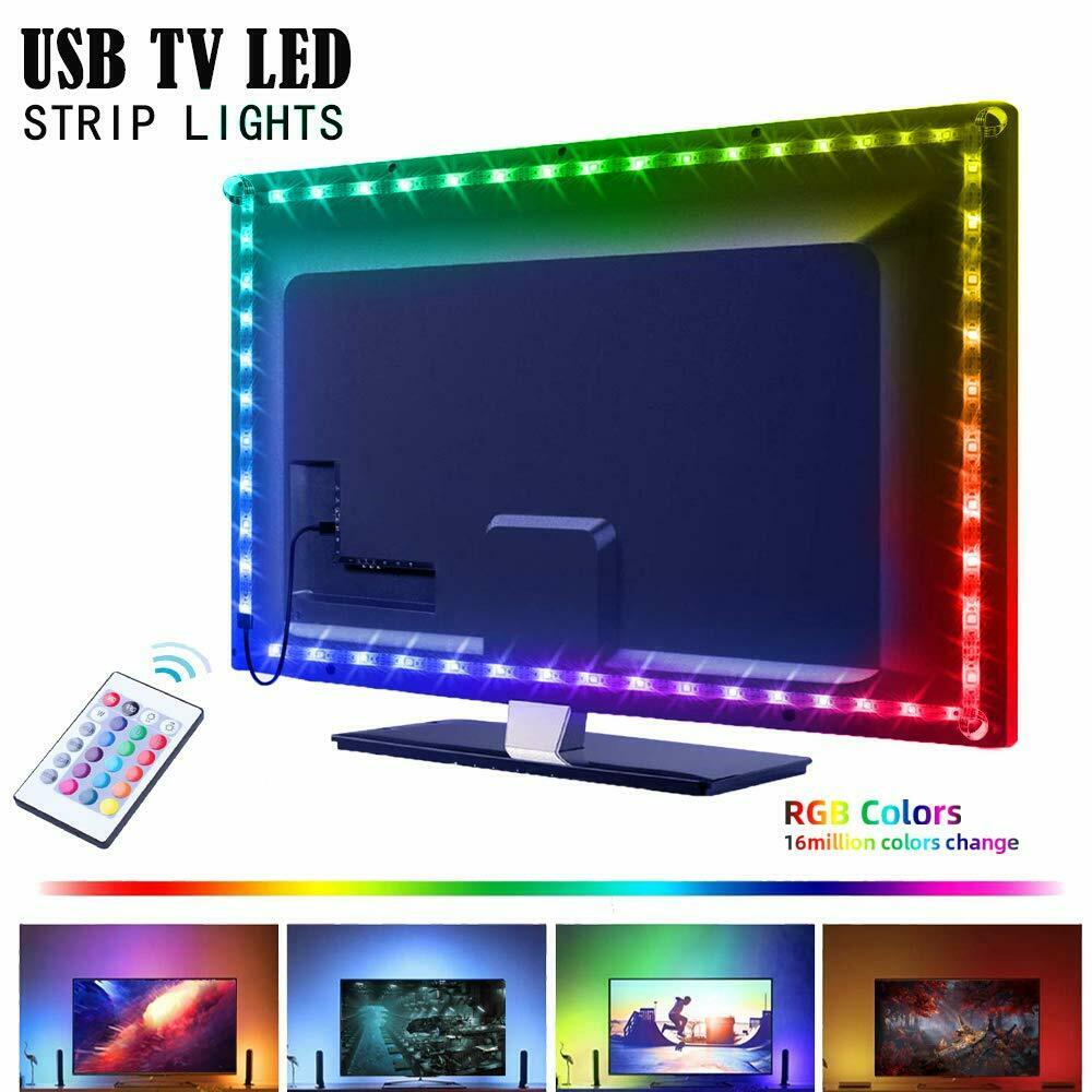 5m SMD 5050 RGB HDTV Background Lighting USB Ambilight LED Strip